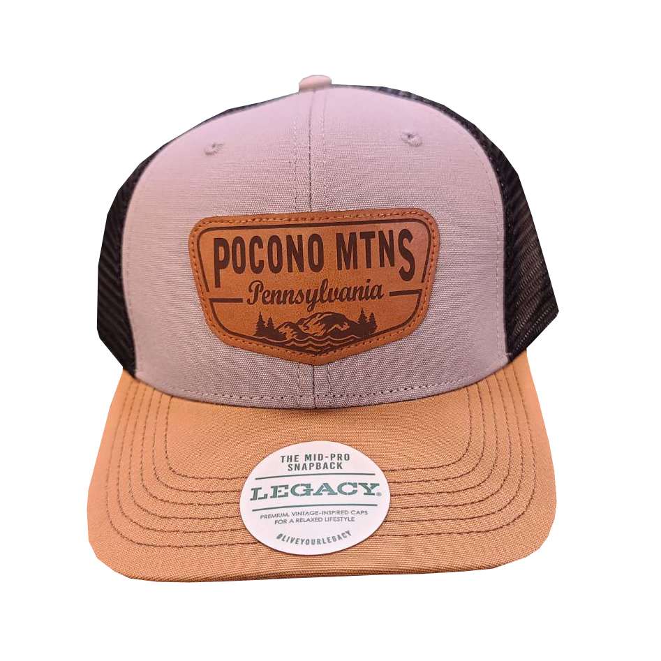 Legacy Pocono Mountains Adjustable Baseball Cap - Beige