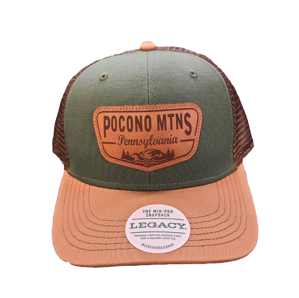 Legacy Pocono Mountains Adjustable Baseball Cap - Green