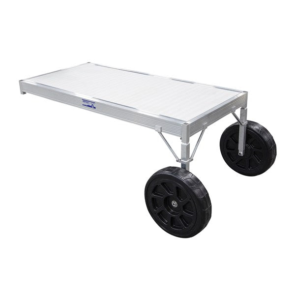 Hewitt Classic Dock 8' Aluminum 2 - 1/2' Adjustable Legs White DCAAA82