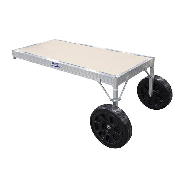 Hewitt Classic Dock 8' Aluminum 2 - 1/2' Adjustable Legs Beige DCAABA82