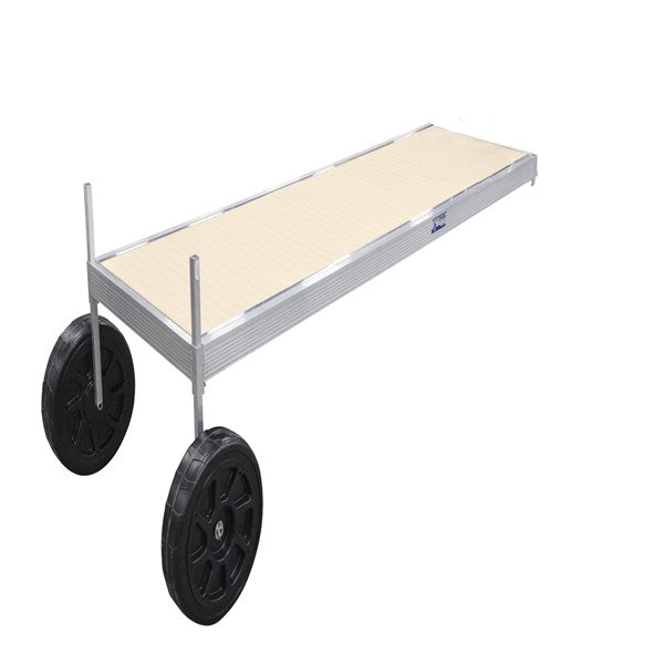 Hewitt Classic Dock 8' Aluminum 5' Wheel Beige DCAABW85