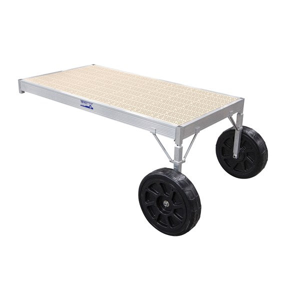 Hewitt Classic Dock 8' ThruFlow 2 - 1/2' Adjustable Legs Beige DCATFBA82