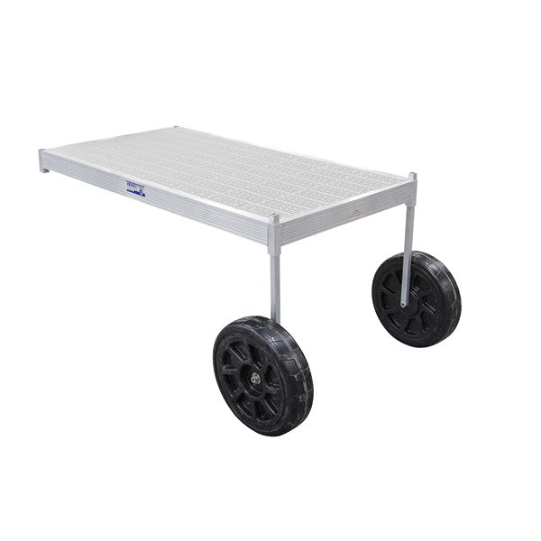 Hewitt Classic Dock 8' ThruFlow 5' Wheel Gray DCATFGW85