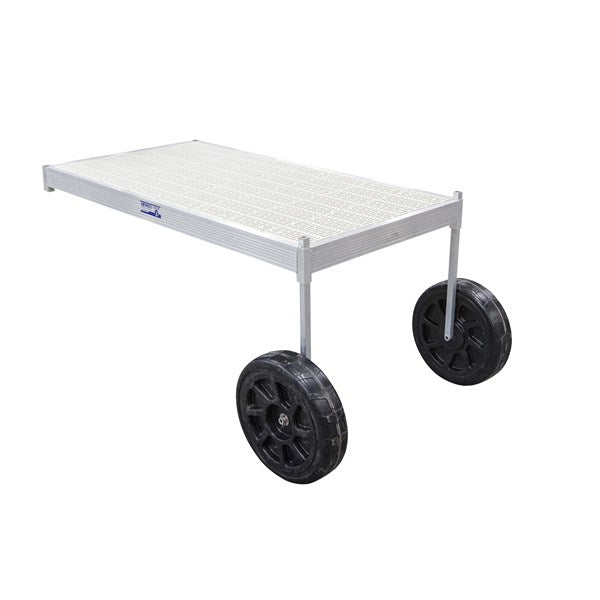 Hewitt Classic Dock 8' ThruFlow 5' Wheel White DCATFW85