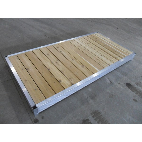 Hewitt Classic Dock 8' ThruFlow 4 - 1/2' Adjustable Legs Beige DCATFBA84
