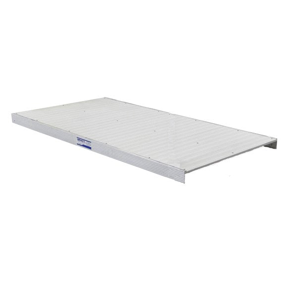 Hewitt Sectional Dock 4'x10' - No Legs Aluminum-White - DSALUM-10