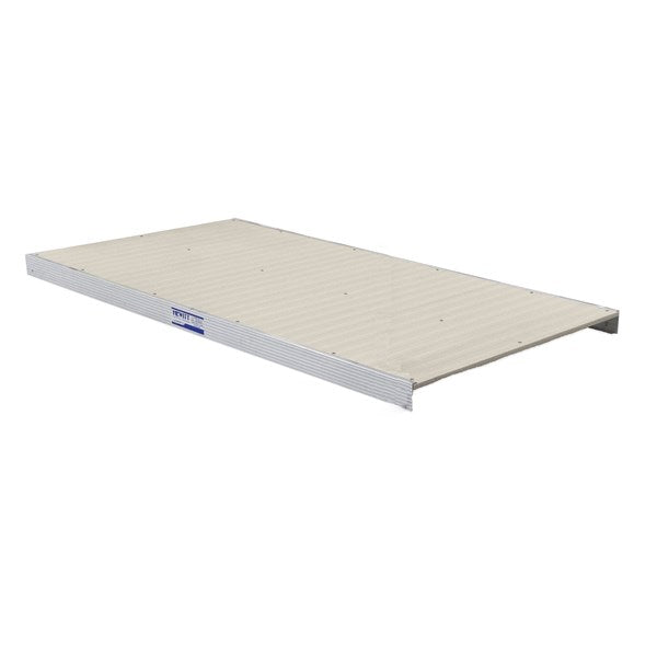 Hewitt Sectional Dock 4'x10' - No Legs Aluminum-Beige - DSALUMB-10