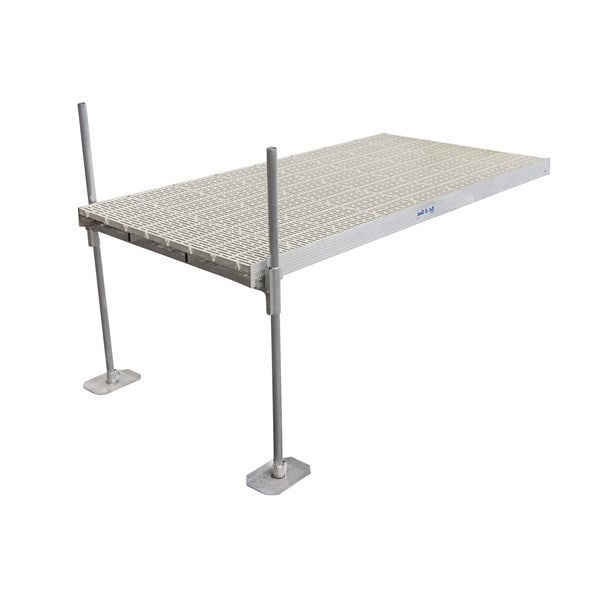 Hewitt Sectional Dock 4'x10' - 8' Pipe ThruFlow-White - DSTFLOW-108