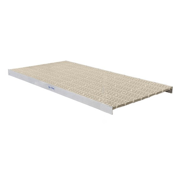 Hewitt Sectional Dock 4'x10' - No Legs ThruFlow-Beige - DSTFLOWB-10
