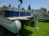 [PRE-OWNED] 2013 Misty Harbor 2285 RL Saltwater Series 22ft Pontoon Boat – Electric-Powered with Trailer Included