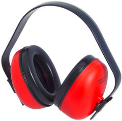 Radians Def-Guard™ NRR 23 Red Over-The-Head Dielectric Adjustable Passive Earmuffs