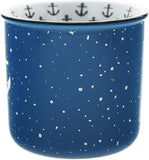 Lake Mode 18oz Ceramic Mug - Blue Speckled Campfire Style