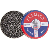 Crosman Premier Pointed Pellets Air Gun 177 Caliber 7.4 Grain 250/Pack P177