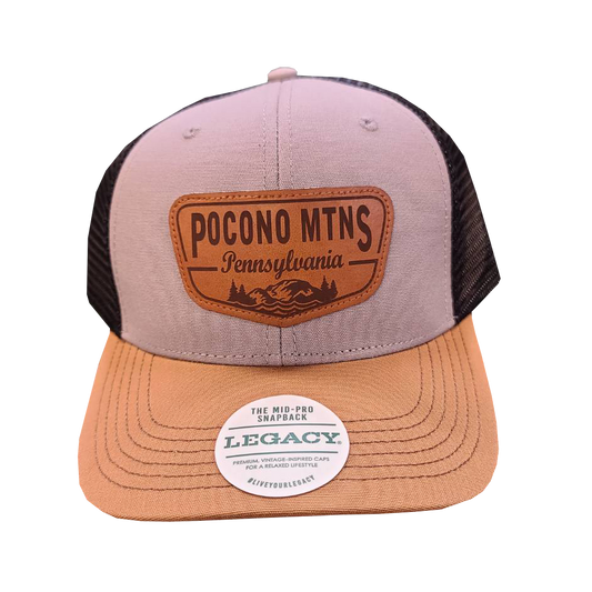 Legacy Pocono Mountains Adjustable Baseball Cap - Beige