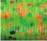 Yamamoto Baits 5" Senko 327 - Fire Tiger / Chartreuse - Black, Green, Copper Flakes YAM-9-10-327