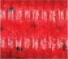 Yamamoto Baits 5" Senko 302 - Red, Black, Red Flakes YAM-9-10-302