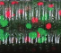 Yamamoto Baits 4" Senko 222 - Christmas Tree Watermelon, Red, Green Flakes YAM-9S-10-222