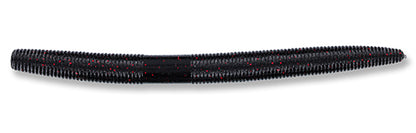 Yamamoto Baits 6" Senko 051 - Black With Small Red YAM-9L-05-051