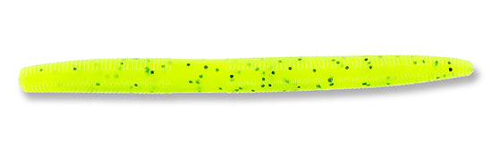 Yamamoto Baits 6" Senko 156 - Chartreuse With Large Black YAM-9L-05-156