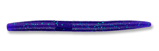 Yamamoto Baits 6" Senko 213 - June Bug - Purple With Emerald Flakes YAM-9L-05-213