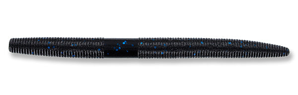 Yamamoto Baits 7" Senko 021 - Black With Large Blue YAM-9X-05-021