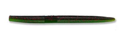 Yamamoto Baits 7" Senko 925 - Green Pumpkin With Small Red / 042J Laminate YAM-9X-05-925