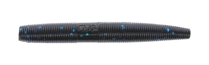 Yamamoto Baits 3" Ned Senko 021 - Black With Large Blue YAM-9N3-10-021