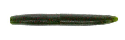 Yamamoto Baits 6" Senko 208 - Watermelon With Large Black, Small Red YAM-9L-05-208