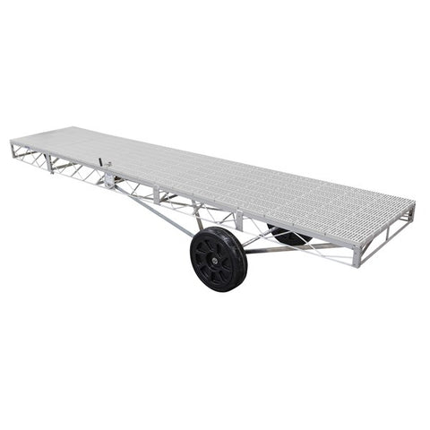 Hewitt Roll-a-Dock 4'X20' Wheel End Galvanized Steel