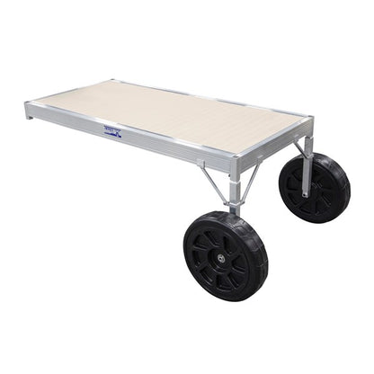 Hewitt Classic Dock 8' Aluminum 4 - 1/2' Adjustable Legs Beige DCAABA84