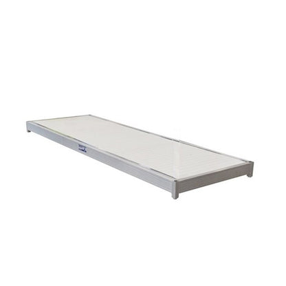 Hewitt Classic Dock 12' Aluminum Decking with No Legs White Decking Color DCALUM12