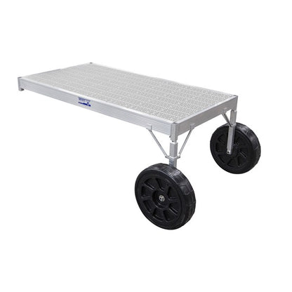 Hewitt Classic Dock 8' ThruFlow 2 - 1/2' Adjustable Legs Gray DCATFGA82