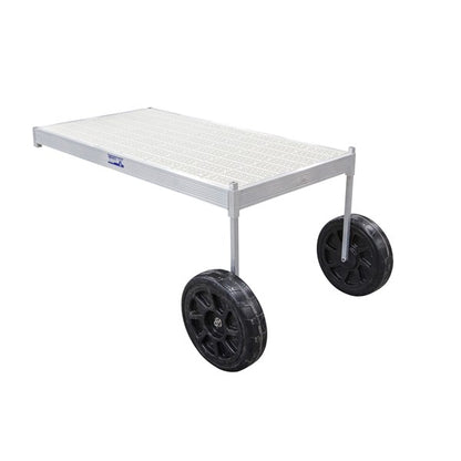 Hewitt Classic Dock 8' ThruFlow 3' Wheel White DCATFW83