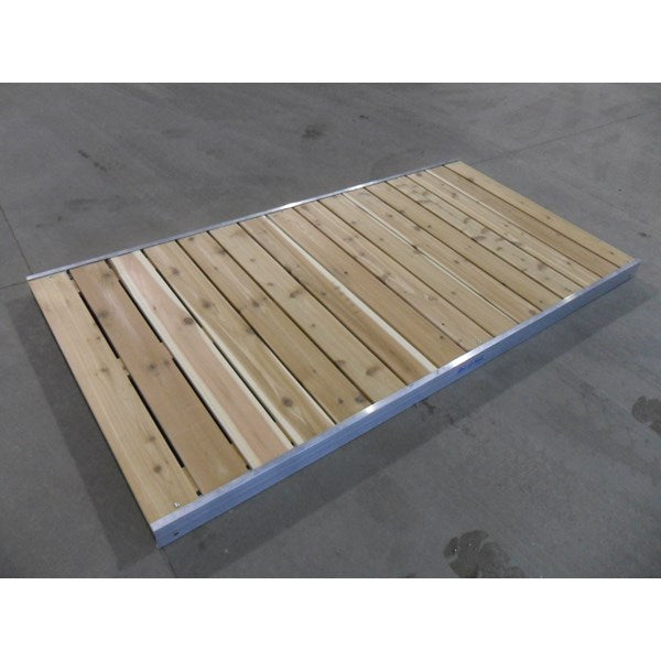 Hewitt Sectional Dock 4'x8' - No Legs Cedar-N/A - DSCEDAR